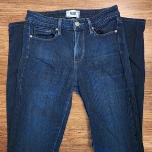 Paige Dark Wash Skinny Jean Size 26 | Pair with tall boots!